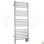 Amba Jeeves DCW-20 D Curved Electric Towel Warmer, White, 20-1/2