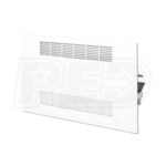 Williams 'N' Series Floor Console Fan Coil, Right Piping, 115V, 4 Coil Rows (CW or HW with Electric Heat) - 1,000 CFM, 109,347 BTU