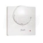 Danfoss RET 24 Electronic Room Thermostat, Setting Dial, LED Indicator, C Scale, 24V