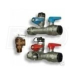 Noritz Isolation Valve Kit w/ Pressure Relief Valve, 1
