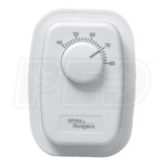 White Rodgers 1G66-641 Line Voltage Bimetal Thermostat, Double Pole