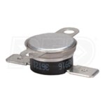 White Rodgers 3F11-120 Bimetal Disc Thermostat, Close on Rise, 113-127 F Temperature Range