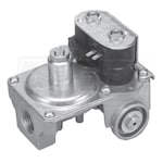 White Rodgers 25M01A-100 Gas Dryer Valve, 120VAC Coil, Right Angle Left Flow Direction, 3/8