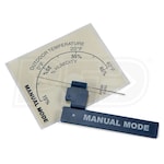 Aprilaire Humidifier Manual Mode Resistor and Label