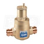 Caleffi DISCAL&reg; Air Separator with 1/2" Bottom Thread, 1-1/4" Integral Press Connections