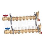 Caleffi Pre-assembled Distribution Manifold Assembly, 6 Outlets, 1-1/4