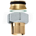 Caleffi Series NA103 - Connection Fitting - 1/2" NPT Male Connection - 3/4" BSP