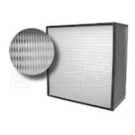 Flanders Alpha 95 - 24'' x 24'' x 11.5'' - 95% DOP Pureform Style HEPA Filter - MERV 17