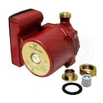 Grundfos UP - 1/25 HP - Single Speed Circulation Pump - Bronze - Union - With Line Cord