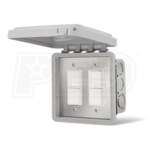 InfraSave ELD Series - Dual 2-Stage On/Off Control w/ Weatherproof Cover - Flush Mount