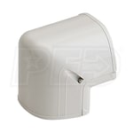 Fortress&reg; Line Set Cover - 4-1/2" - 90 Degree Out Vertical Elbow - Ivory