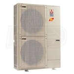 Mitsubishi - 42k BTU - P-Series H2i Outdoor Condenser - Single Zone Only