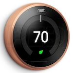 Nest Learning Thermostat - 3rd Generation - Copper - 3H/2C - 7-Day Programmable