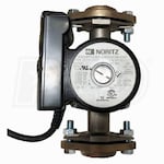 Noritz External Pump Kit - Grundfos UPS15 - 1/12 HP - Three Speed Circulation Pump - Stainless Steel - Flanged - Check Valve