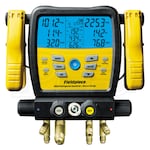 Fieldpiece SMAN™ - Wireless 4-Port Refrigerant Manifold - With Micron Gauge