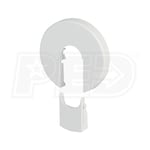 Pensotti White Single Pipe Escutcheon - 1/2