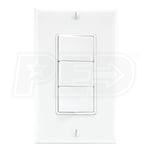 Air King AKS3 - Triple Rocker Switch for Air King Bathroom Exhaust Fans - White