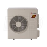 Mitsubishi - 15k BTU - M-Series H2i Outdoor Condenser - Single Zone Only