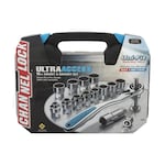 Channellock - 16-Piece Pass-Thru Uni-Fit Socket Set