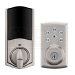 Kwikset - SmartCode™ 888 - Touchpad Electronic Deadbolt with Z-Wave® Plus Technology - Satin Nickel