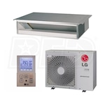 LG - 18k BTU Cooling + Heating - Low-Static Concealed Duct LGRED° Air Conditioning System - 18.8 SEER