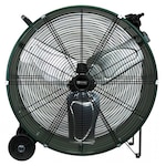 King Electric - 36" Industrial Fixed Drum Fan - 11,280 CFM - Direct Drive Motor