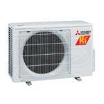 Mitsubishi - 6k BTU - FS-Series H2i Outdoor Condenser w/ Base Pan Heater - Single Zone Only (Scratch and Dent)