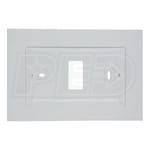 White Rodgers Thermostat Wall Plate - White