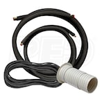 Secondary Multi-Zone Mini Split Installation Kit for Cassettes and Concealed Duct Units - 25' Long - 1/4