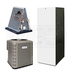 Revolv - 2.5 Ton Cooling - 41k BTU/Hr Heating - Air Conditioner + Electric Furnace System - 14.3 SEER2 - For Upflow Installation