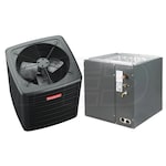 Goodman - 3 Ton Cooling - Air Conditioner + Coil System - 13.4 SEER2 - 24.5