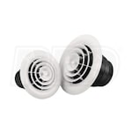 RectorSeal TRUaire® Retrofit - Round Ceiling Diffuser with Grille and Damper - 6