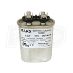 Mars - Single Section Oval Capacitor - 5 MFD - 440/370 Volt