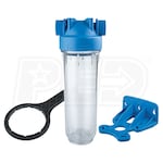 Atlas Filtri&reg; - DP Single Clear Filter Housing Kit - Bracket & Wrench - 2.5