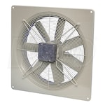 Fantech FADE - 4,949 CFM - Side Wall Exhaust Fan - Wall Mount - 208/460V - 3 Phase - Assembled Housing and Damper