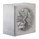 Fantech FADE - 7,858 CFM - Side Wall Exhaust Fan - Wall Mount - 115V - 1 Phase - Assembled Housing and Damper