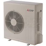 Mitsubishi - 24k BTU - HM-Series Outdoor Condenser - Single Zone Only