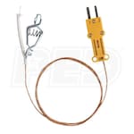 Fieldpiece ATAF1 - K-Type Thermocouple with Alligator Clip - High Temperature