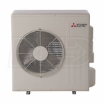 Mitsubishi - 18k BTU - M-Series SUZ Outdoor Condenser - Single Zone Only (Scratch & Dent)