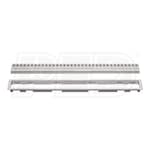 Schluter KERDI-LINE - 48" Length - Linear Drain Grate Assembly - 3/4" Frame Height - Perforated Grate - Channel Body Sold Separately