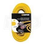 Raptor Tools - Heavy Duty Extension Cord - 50' - Yellow
