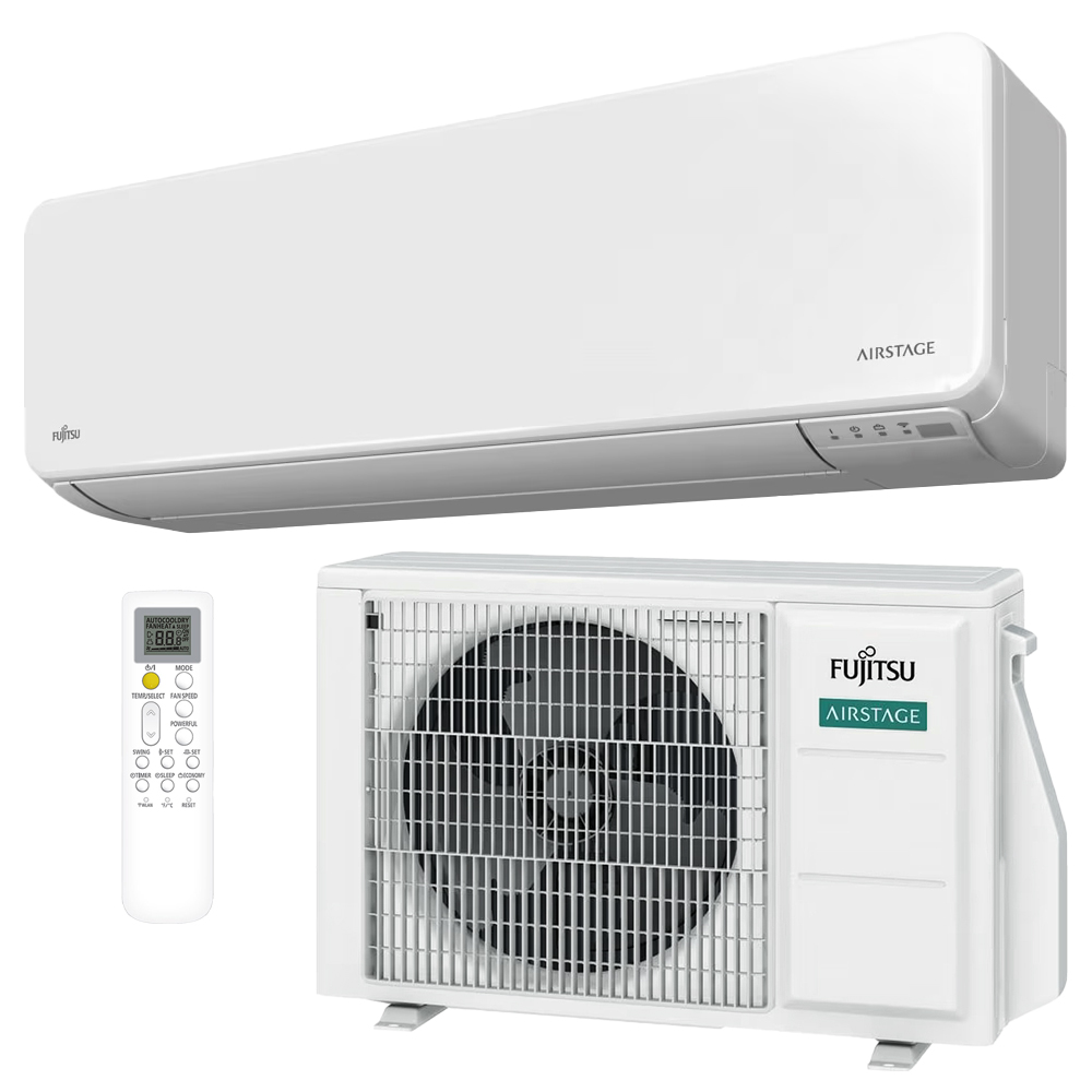 Fujitsu 9RLFW1 - 9k BTU Cooling + Heating - RLF Wall Mounted Air  Conditioning System - 23.0 SEER