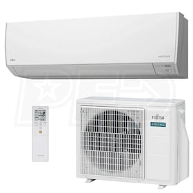 View Fujitsu - 12k BTU Cooling + Heating - LZBS Wall Mounted Air Conditioning System - 29.4 SEER2
