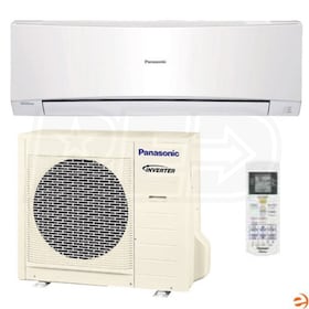 View Panasonic 9,000 BTU - E9NKUA - Wall Mounted - Ductless Heat Pump System