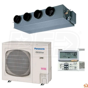 View Panasonic 31,200 BTU - 36PSF1U6 - Concealed Duct - Ductless Air Conditioning System