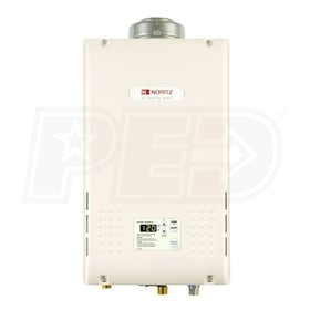 View Noritz NR98 - 5.6 GPM at 60° F Rise - 0.88 UEF  - Propane Tankless Water Heater - Concentric Vent
