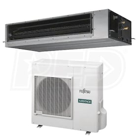 View Fujitsu - 36k BTU Cooling + Heating - Mid-Static Concealed Duct Air Conditioning System - 16.0 SEER2