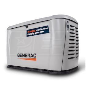 View Generac 7260 -  22kW (LP) / 21kW (NG) Air-Cooled Standby Generator + Cellular, Wi-Fi & Bluetooth Connectivity