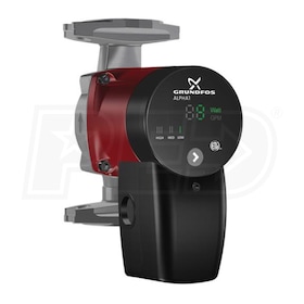 View Grundfos ALPHA1 - 1/16 HP - Variable-Speed Circulation Pump - Stainless Steel - GF 15/26 Flange - With Terminal Box