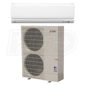 View Mitsubishi - 36k BTU Cooling + Heating - P-Series Wall Mounted Air Conditioning System - 19.4 SEER2